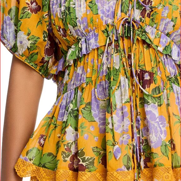 Farm Rio Capri Peplum Top NWT - Picture 10 of 12